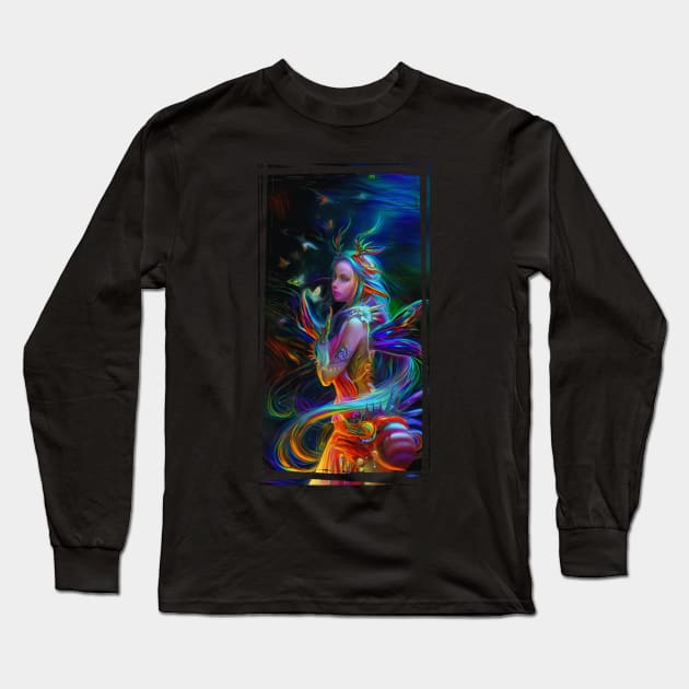 Faerie Winds Long Sleeve T-Shirt by LairofGods